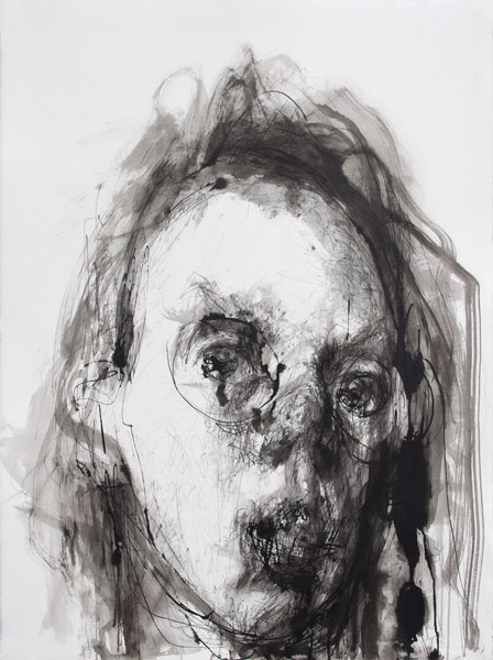 Gray Mask 4 by Maria Kazanskaya